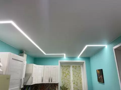 Потолок в кухне Потолок в кухне